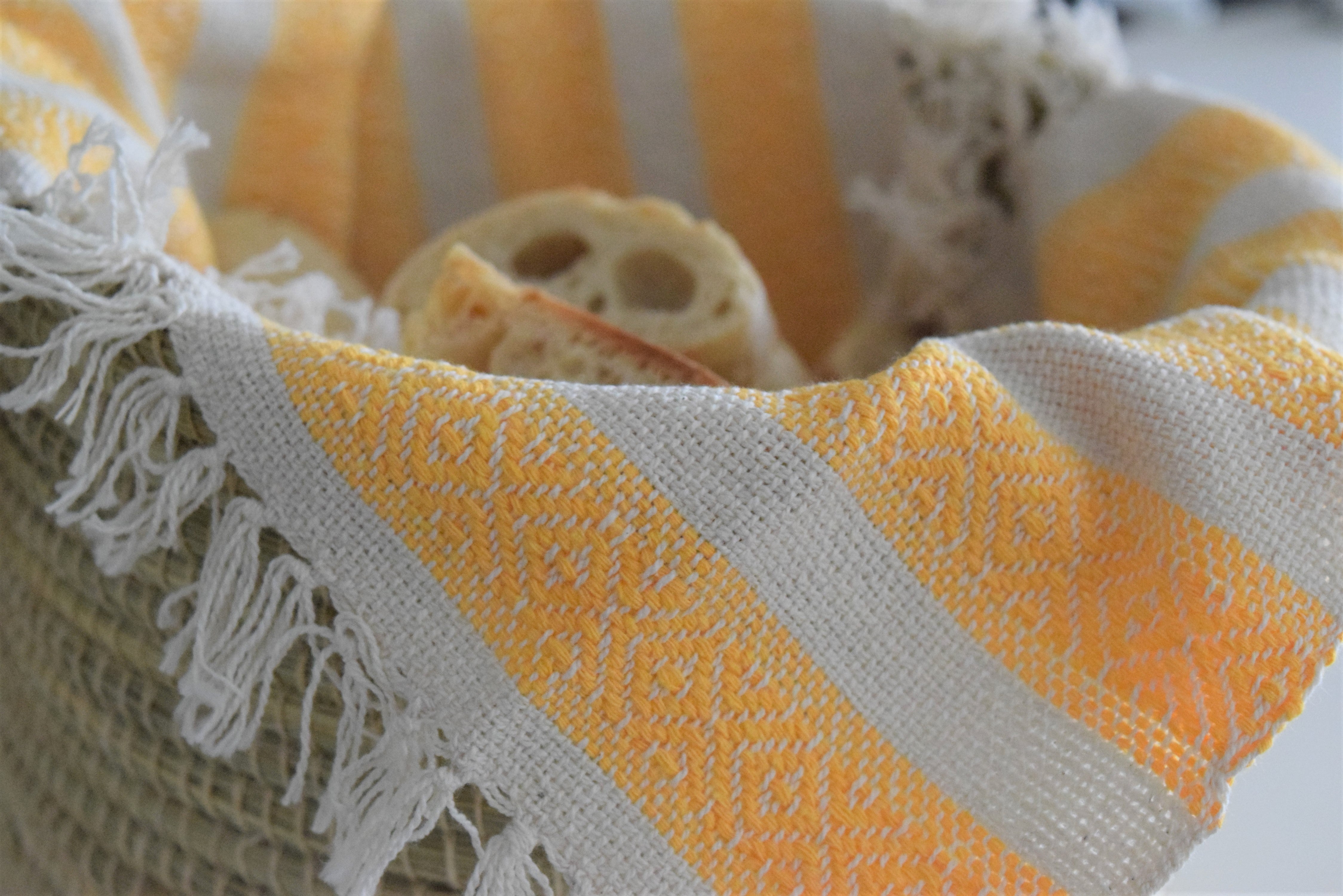 ecofriendly-table napkin-handmade-yellow cotton