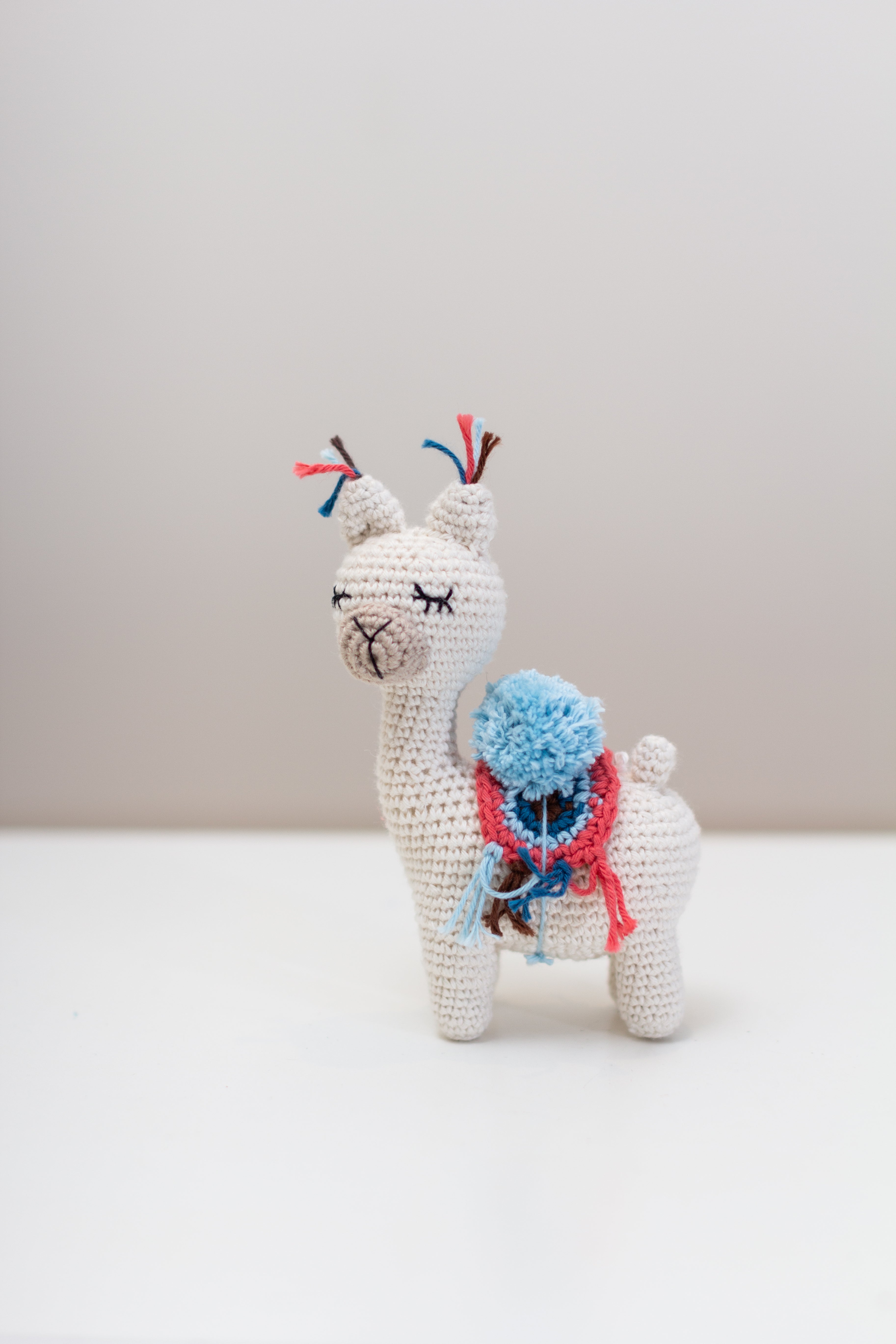 Crochet Alpaca Set -Lola & Adri-toddler toys-small baby toys-Wanuna