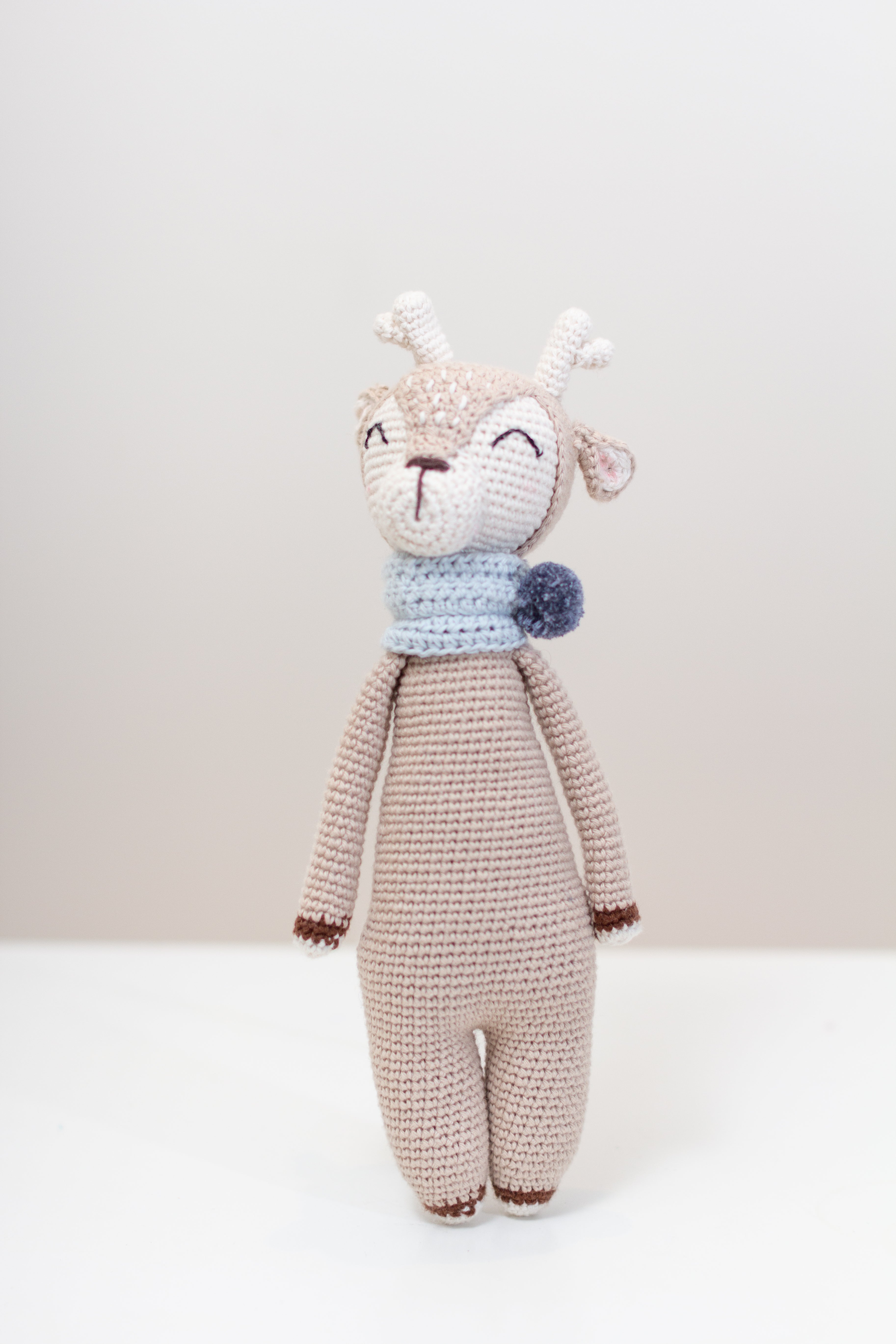 Crochet- Deer Couple-toddler toys-small baby toys-Wanuna